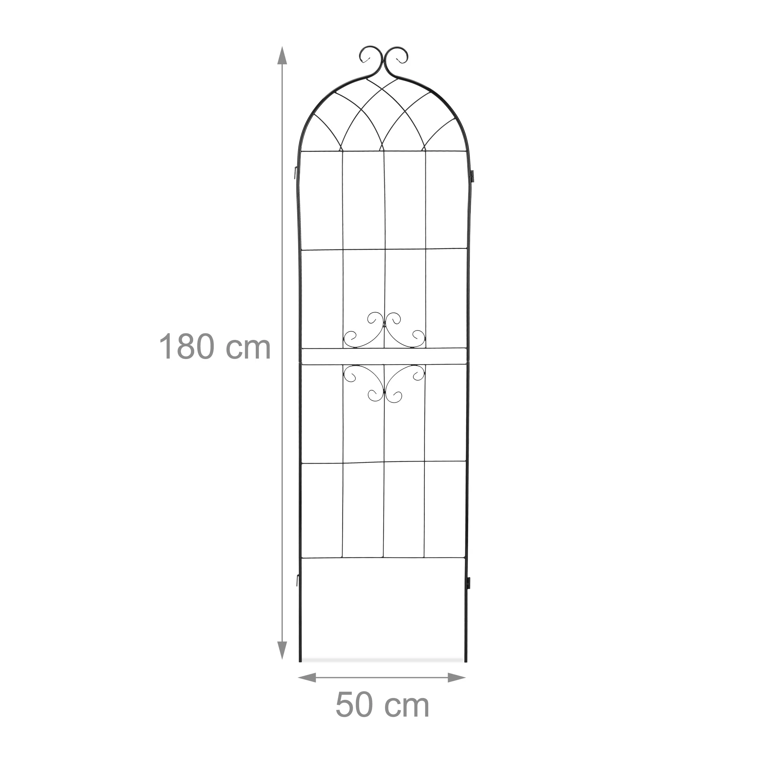 Rankgitter Metall 2er Set