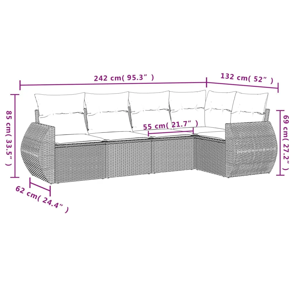 Gartensitzgruppe K1570(5-tlg)