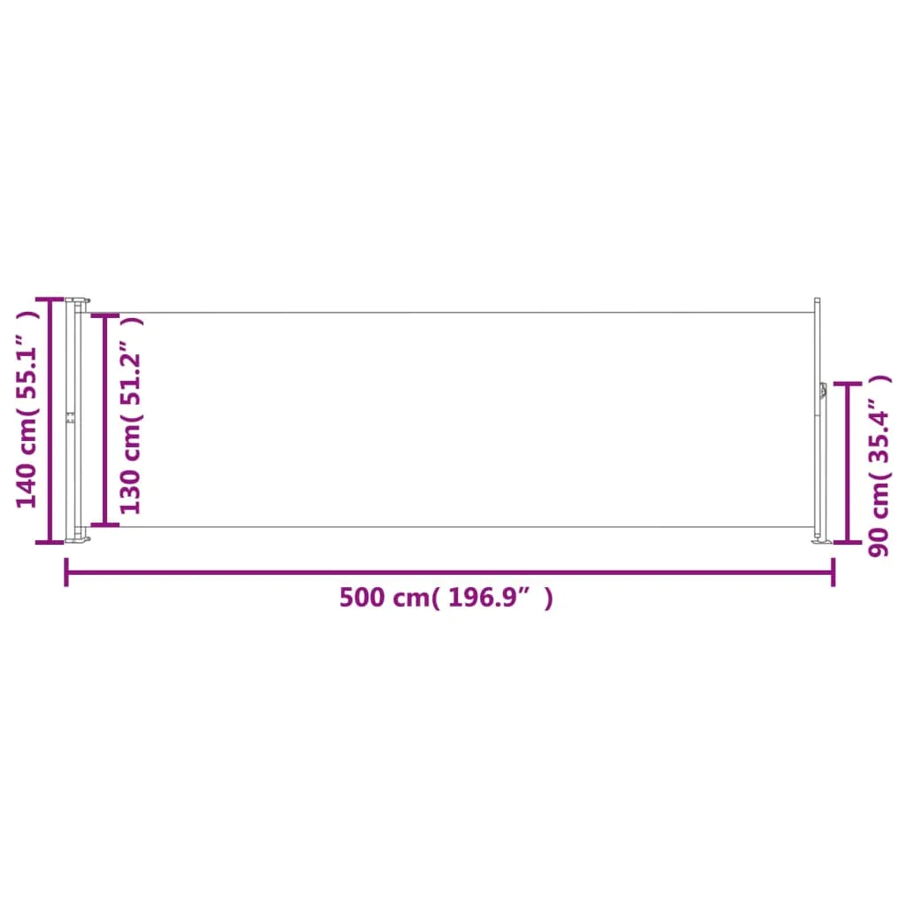 Ausziehbare Seitenmarkise 3000732-2