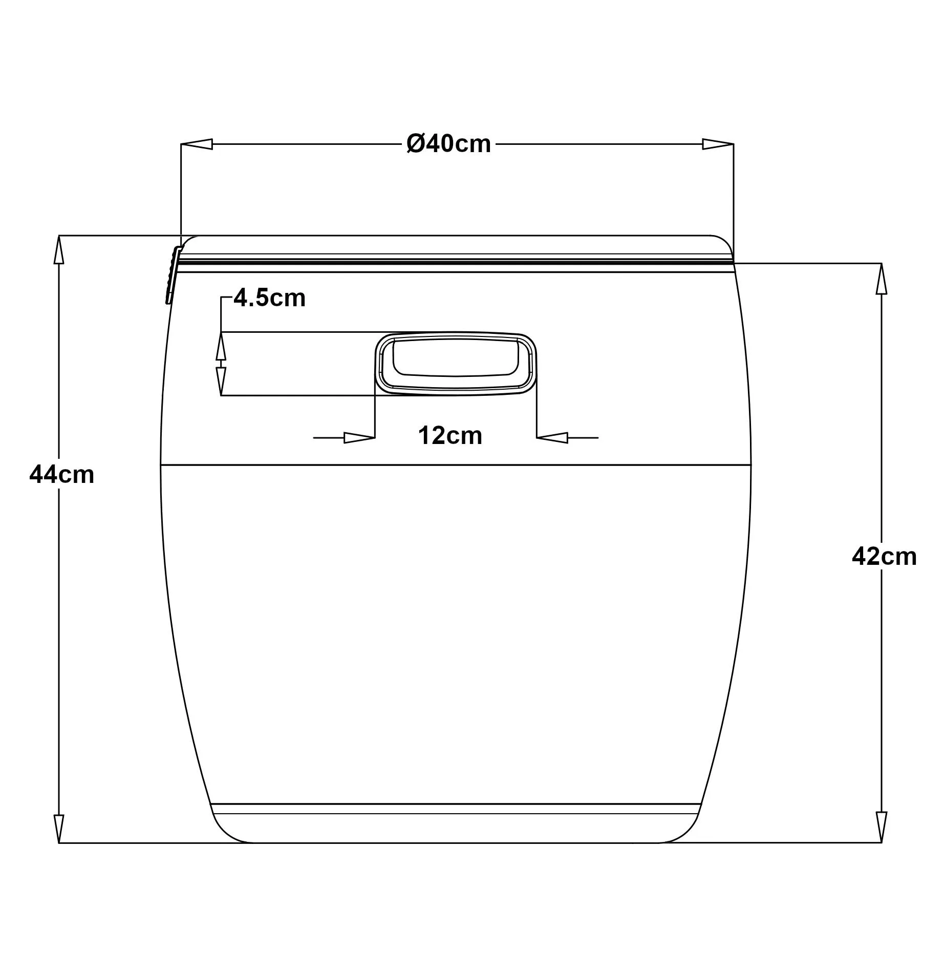 Kühlbox-Hocker Avetrana