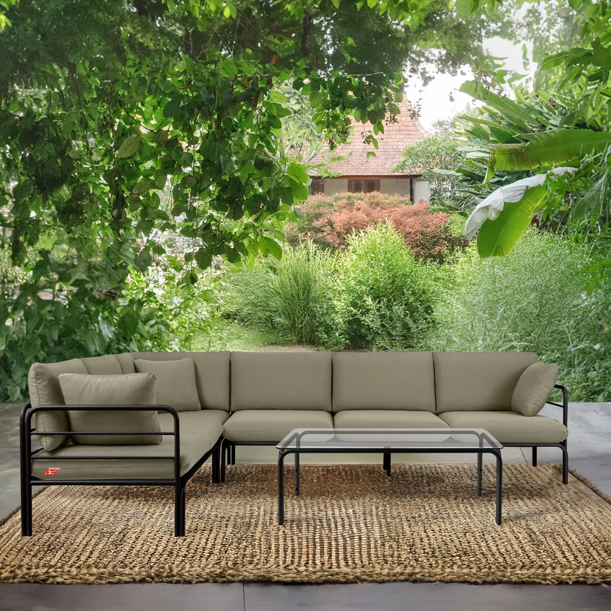 Garten-Ecksofa RAMBE