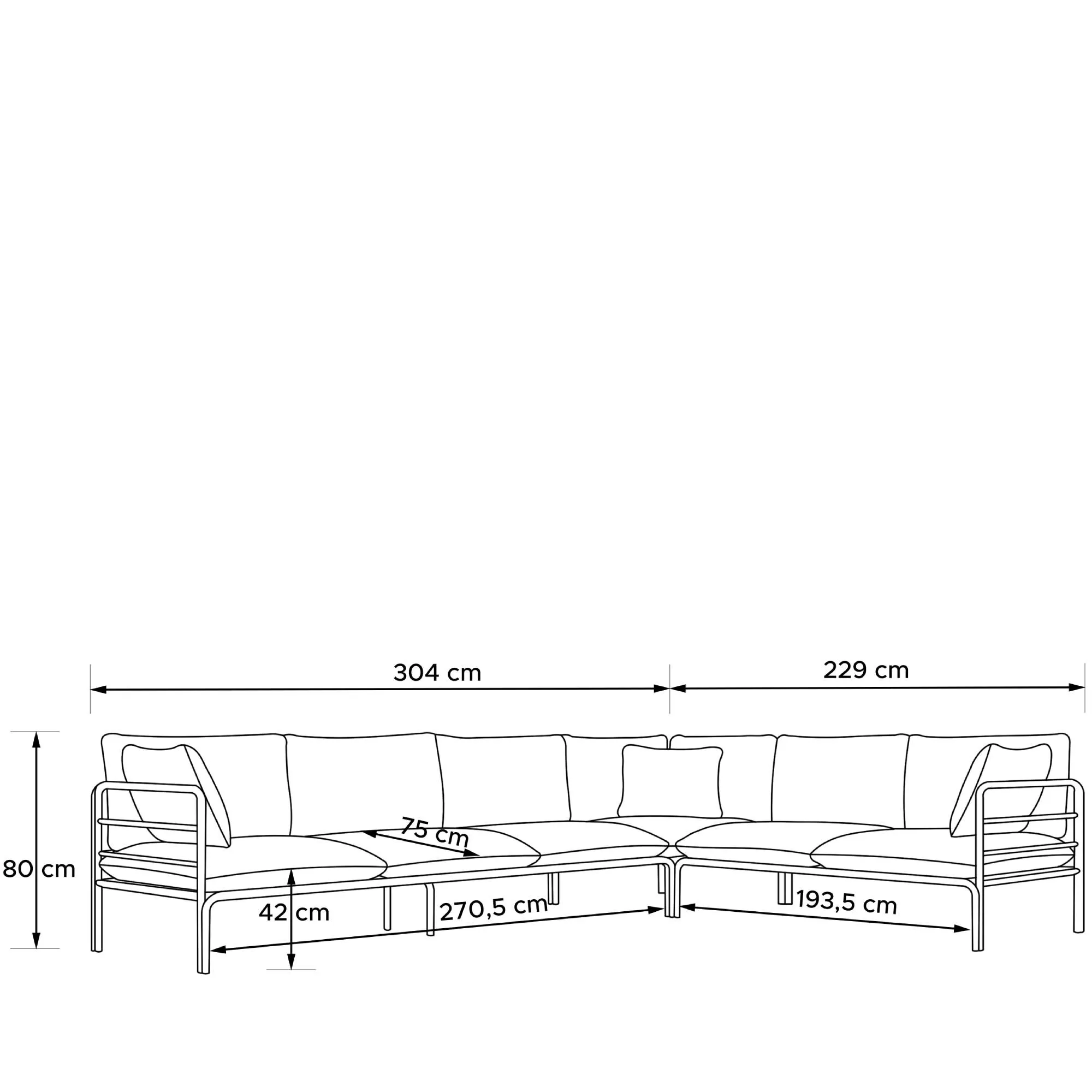 Garten-Ecksofa RAMBE