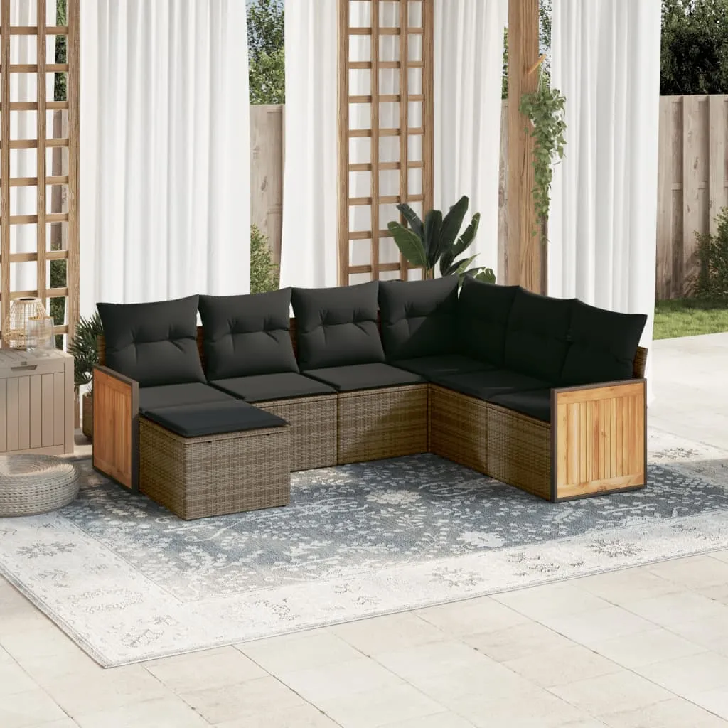 Garten-Sofagarnitur -K-7308 ( 7-tlg )