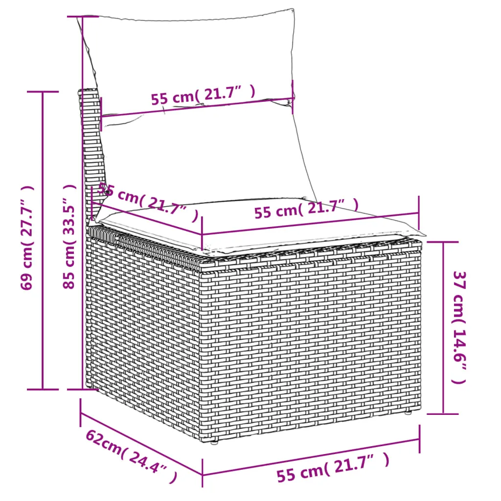 Garten-Sofagarnitur -K-8796 ( 4-tlg )