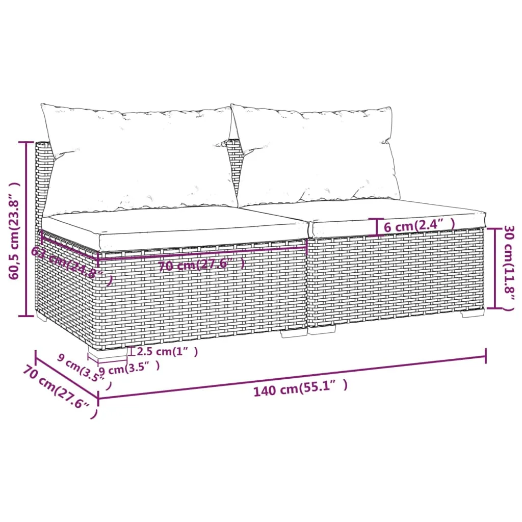 Garten-Lounge-Set (2-teilig) 3013629-11