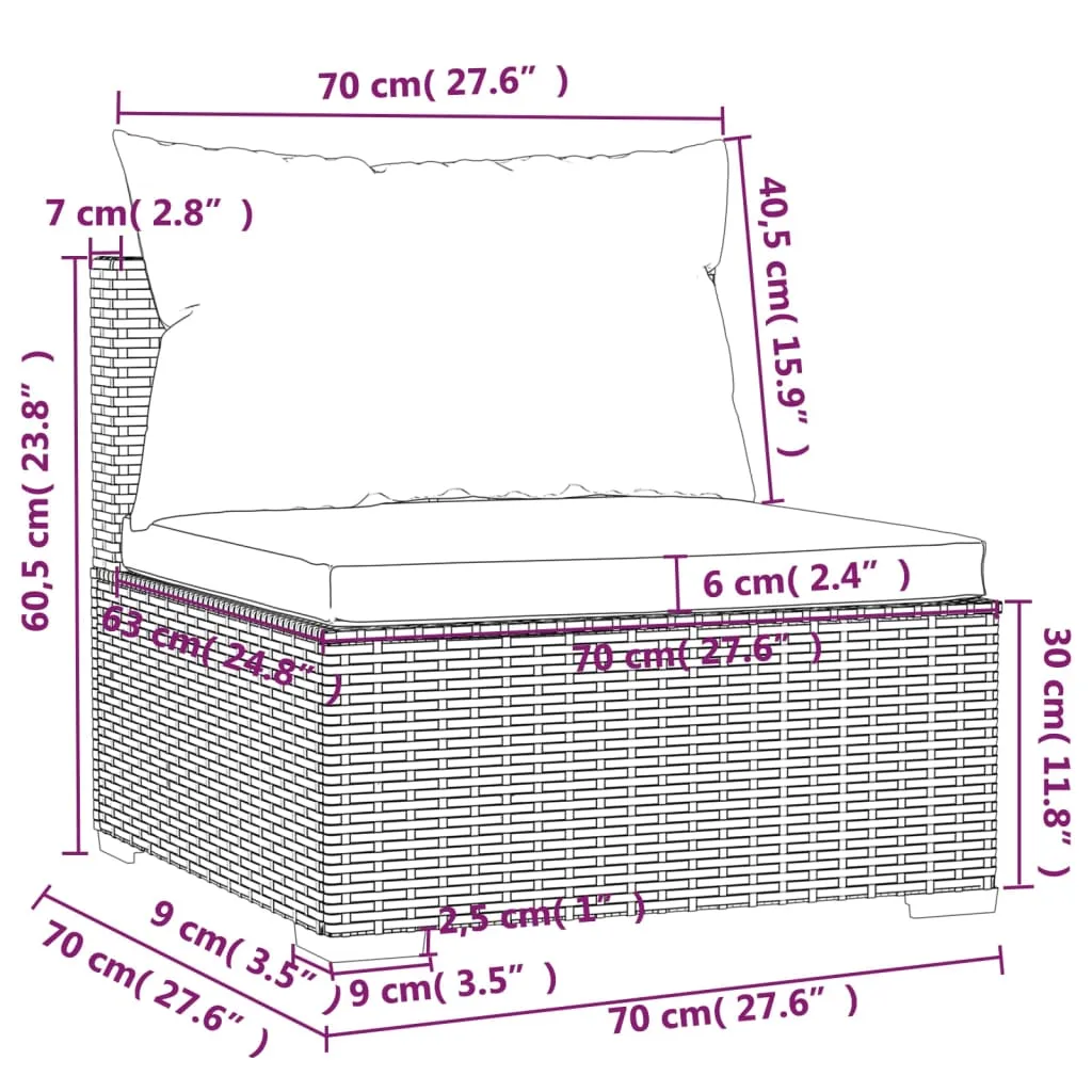 Garten-Lounge-Set (5-teilig) 3013632-16