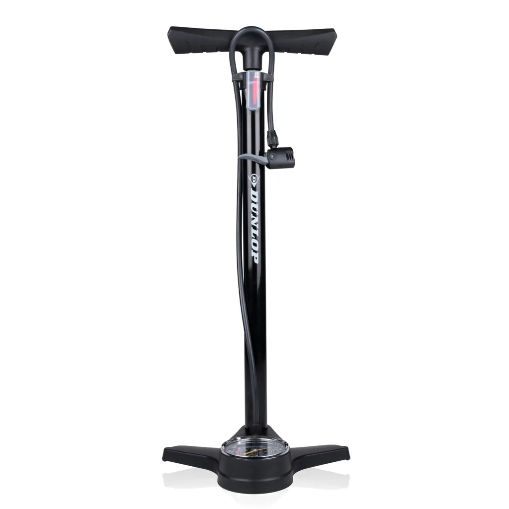 Dunlop - Fahrradpumpe mit Manometer