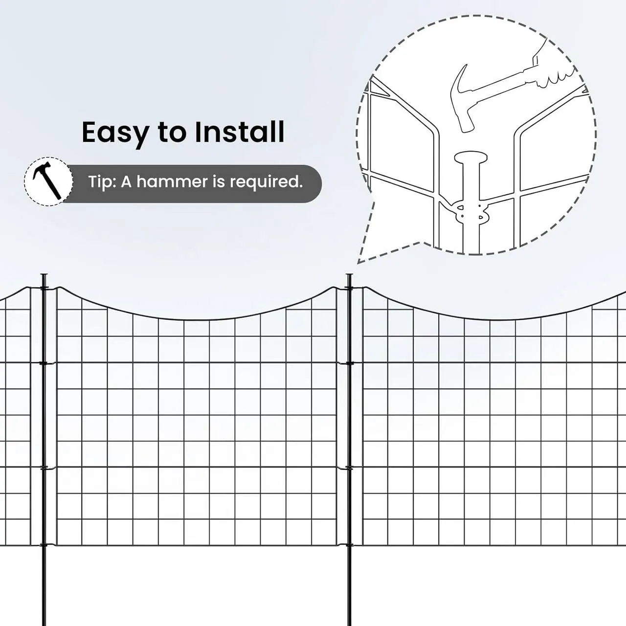 Gartenzaun  Fricke(5er Set)