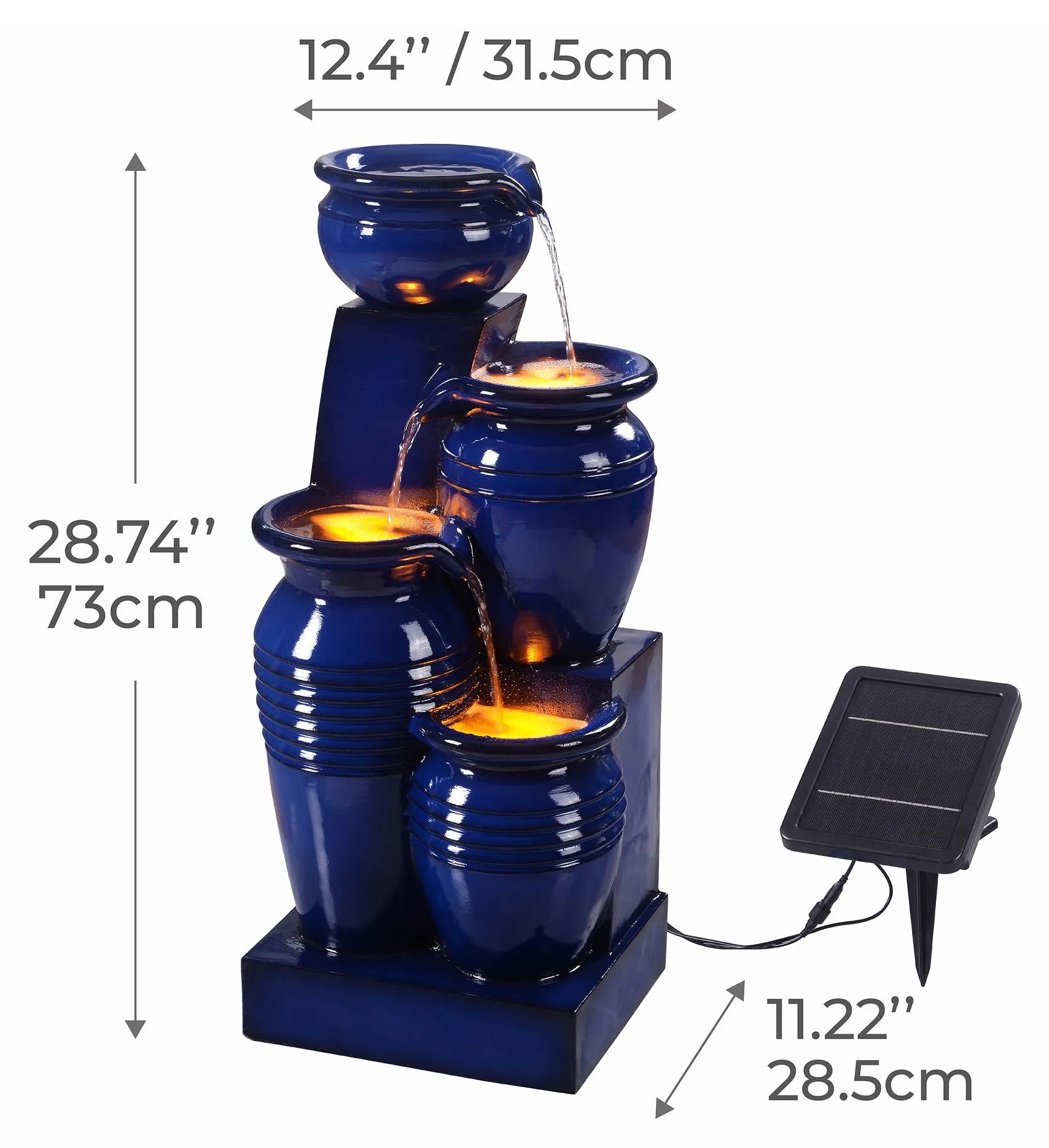 Solar-Gartenbrunnen RJ-23062N