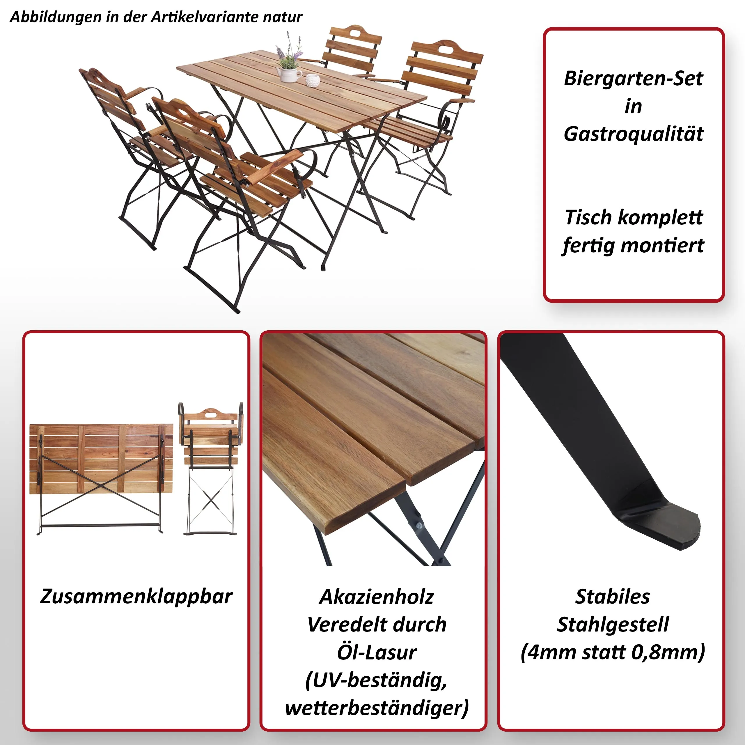 Biergarten-Set J40